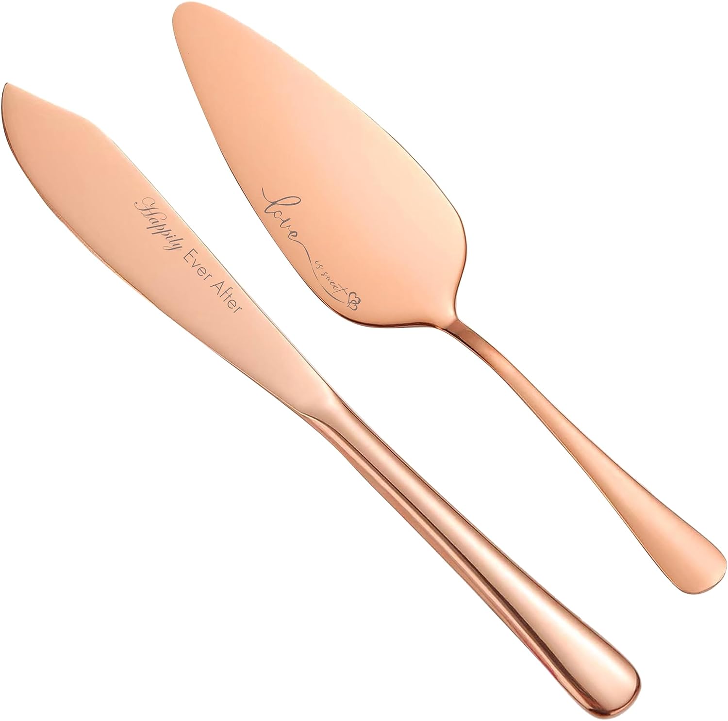 Rae Dunn Pie and Cake Cutting Set for Wedding - Cake Knife and Server Set  with Thickened Stainless Steel and Rounded Edges, Cake Cutter and Pie